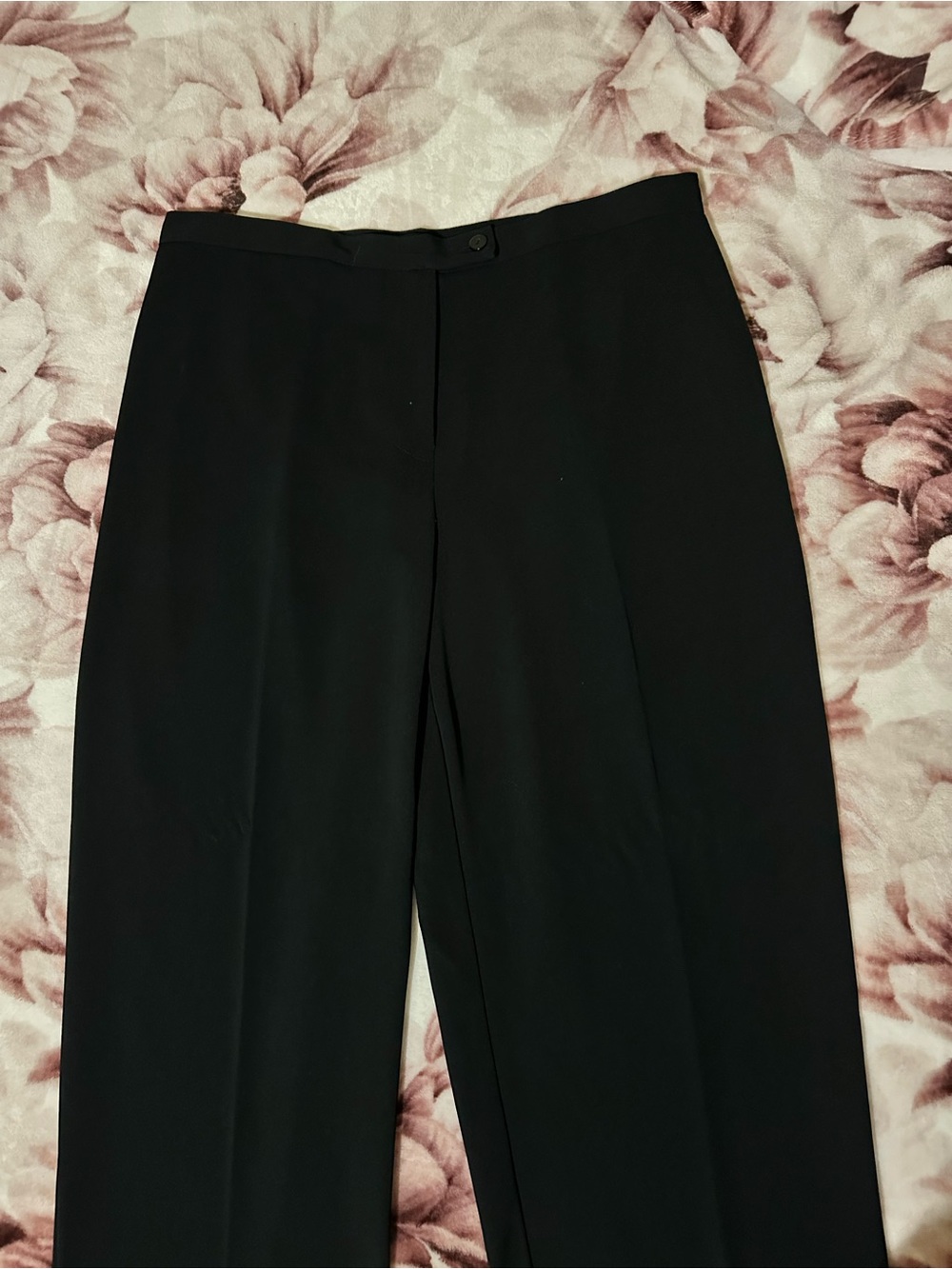 Black Women's Dress Pants - (Stretch waistband) Size 16 Petite